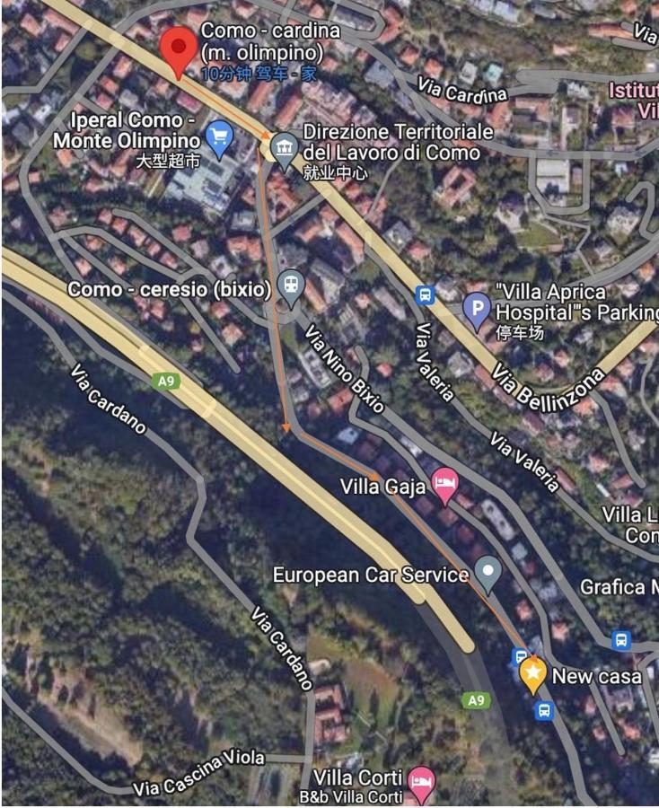 Casa Ling -Ac - Parking-2Bathrooms Como Zewnętrze zdjęcie